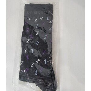 Samsung Galaxy Z Flip Fold Promo Black Socks New